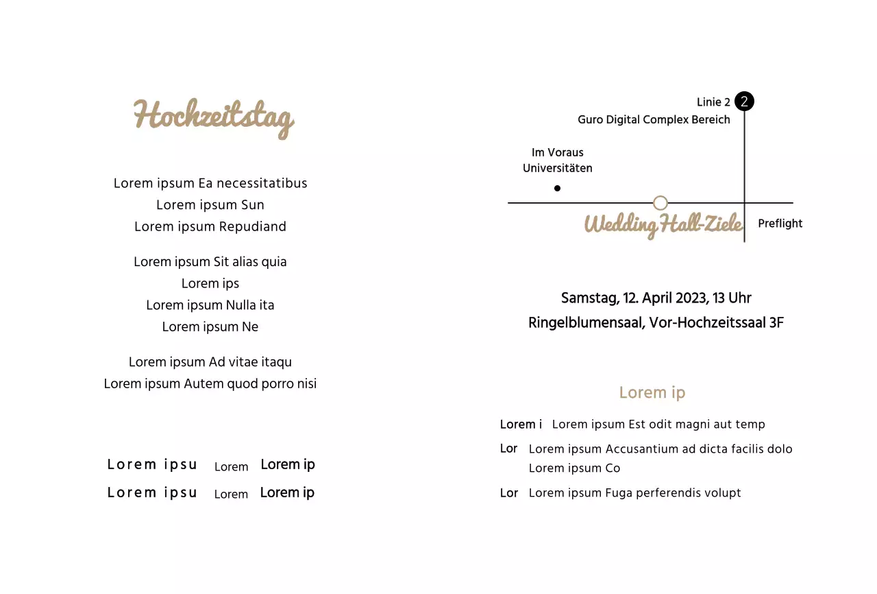 Einfache geviertelte Bilderrahmen Hochzeitseinladung in Beige und Schwarz