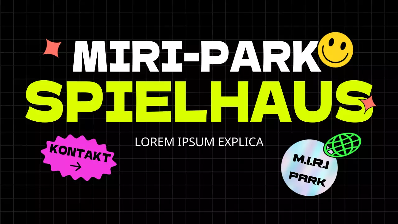 Kitschig illustrierte Aufkleber und fette Schriften in Schwarz und Neonfarben verleihen den Auftritts- und Mietführern einen rhythmischen Charakter.