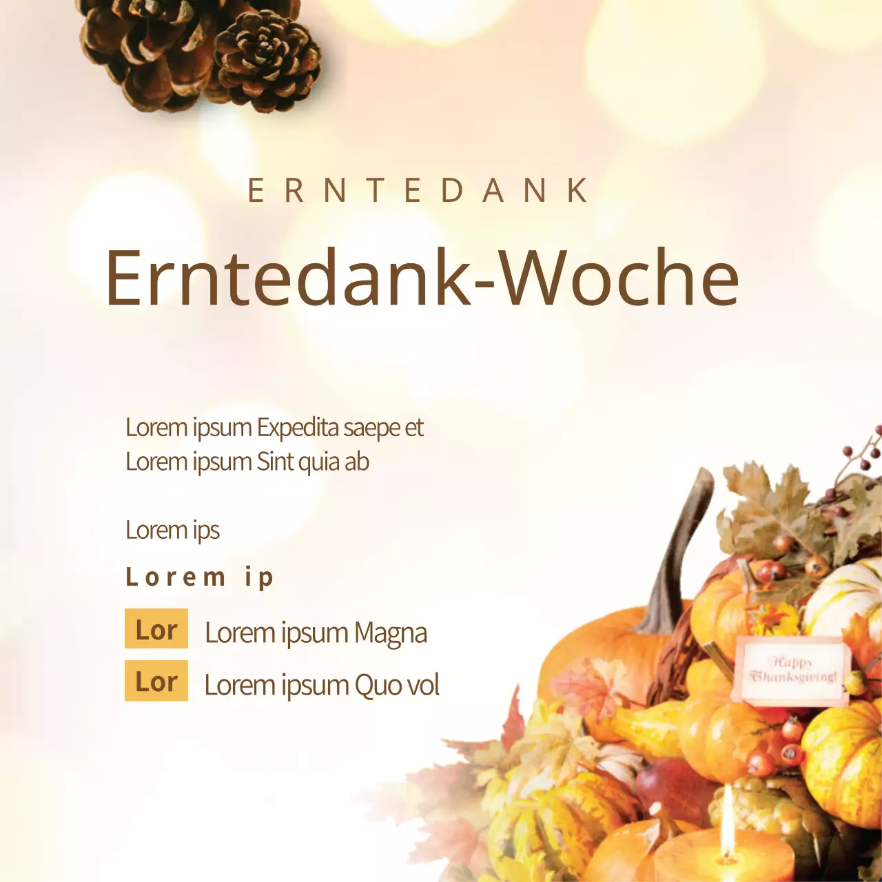 Thanksgiving-Woche