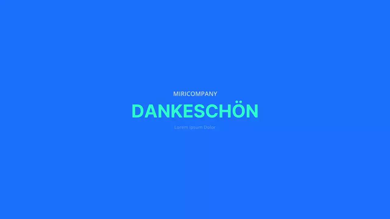 Einfache Geschäftsberichte in Blau