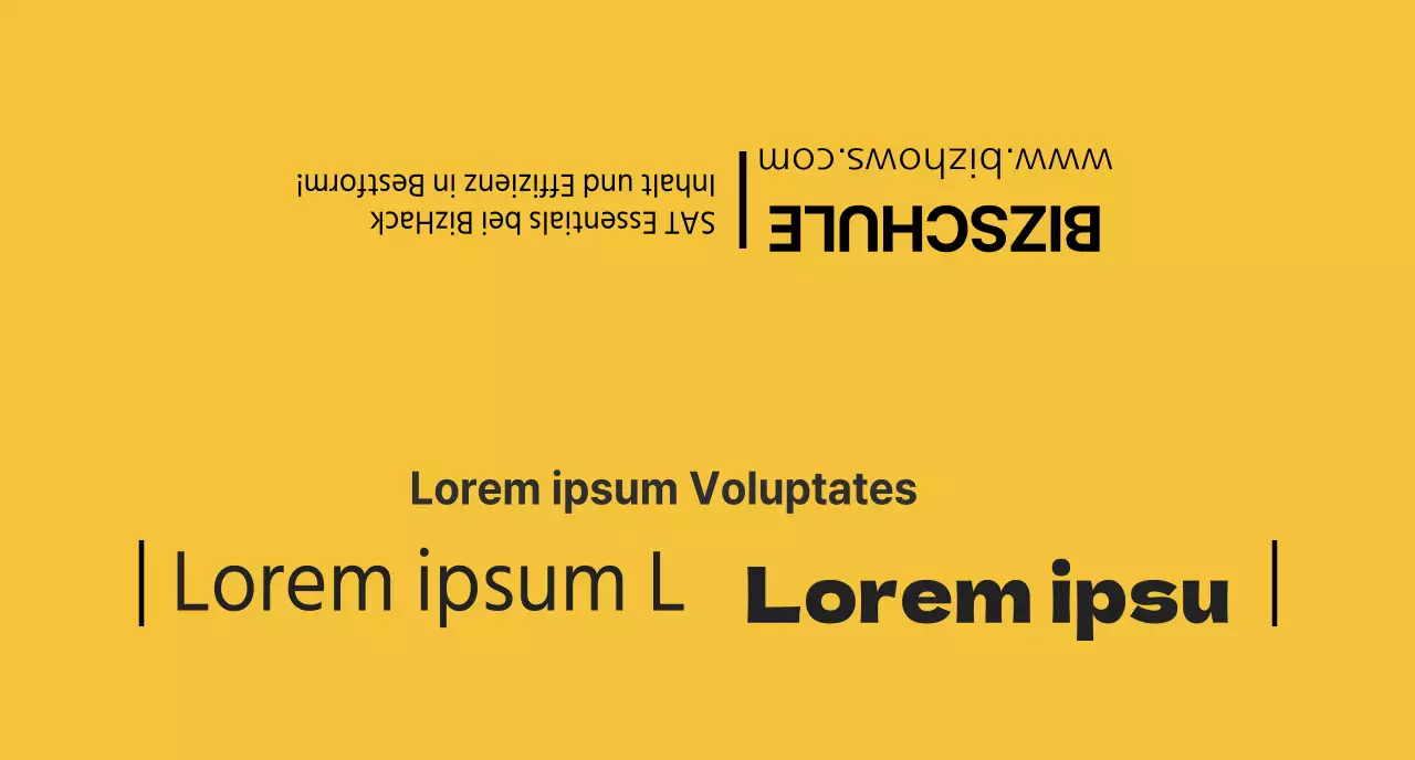 Gelb-schwarze Universitäts-Informationsveranstaltung Schule