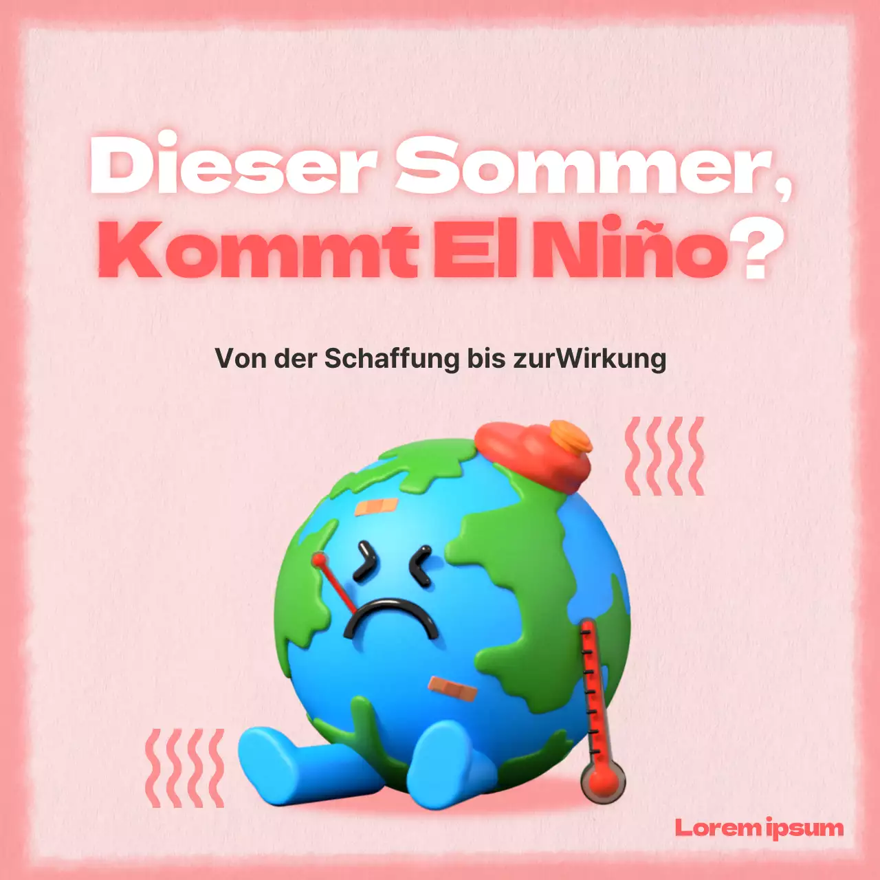 Rosa und rote Klimabeobachtungen