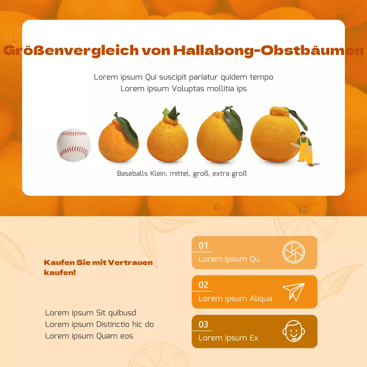 Orange traditionellen Konzept Urlaub Hallabong Geschenk-Set Thema