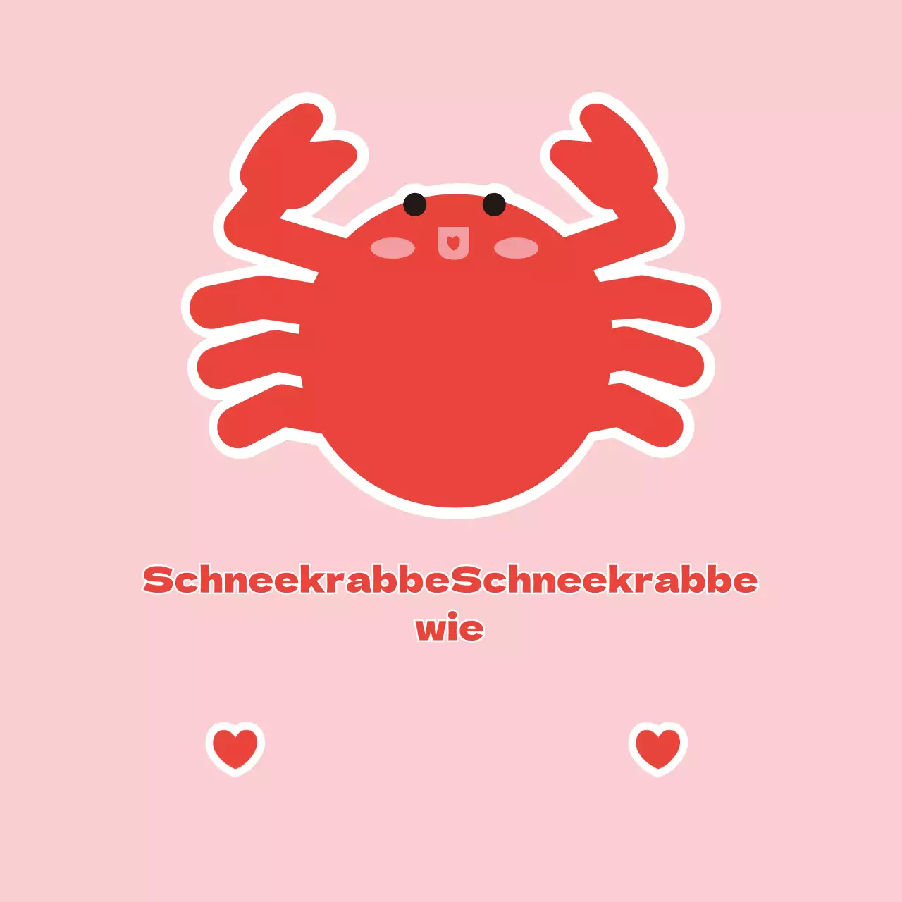 Meeresfrüchte Schneekrabbe