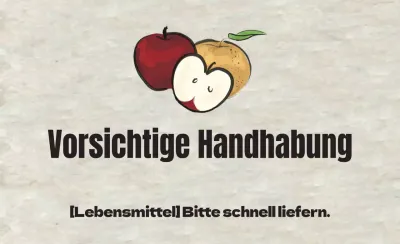 Vorsichtige Handhabung