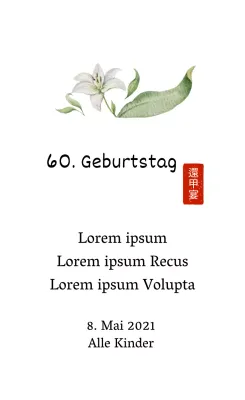 Weißer illustrierter Schriftzug hervorgehoben Traditionelles einfaches Dankeschön-Etikett