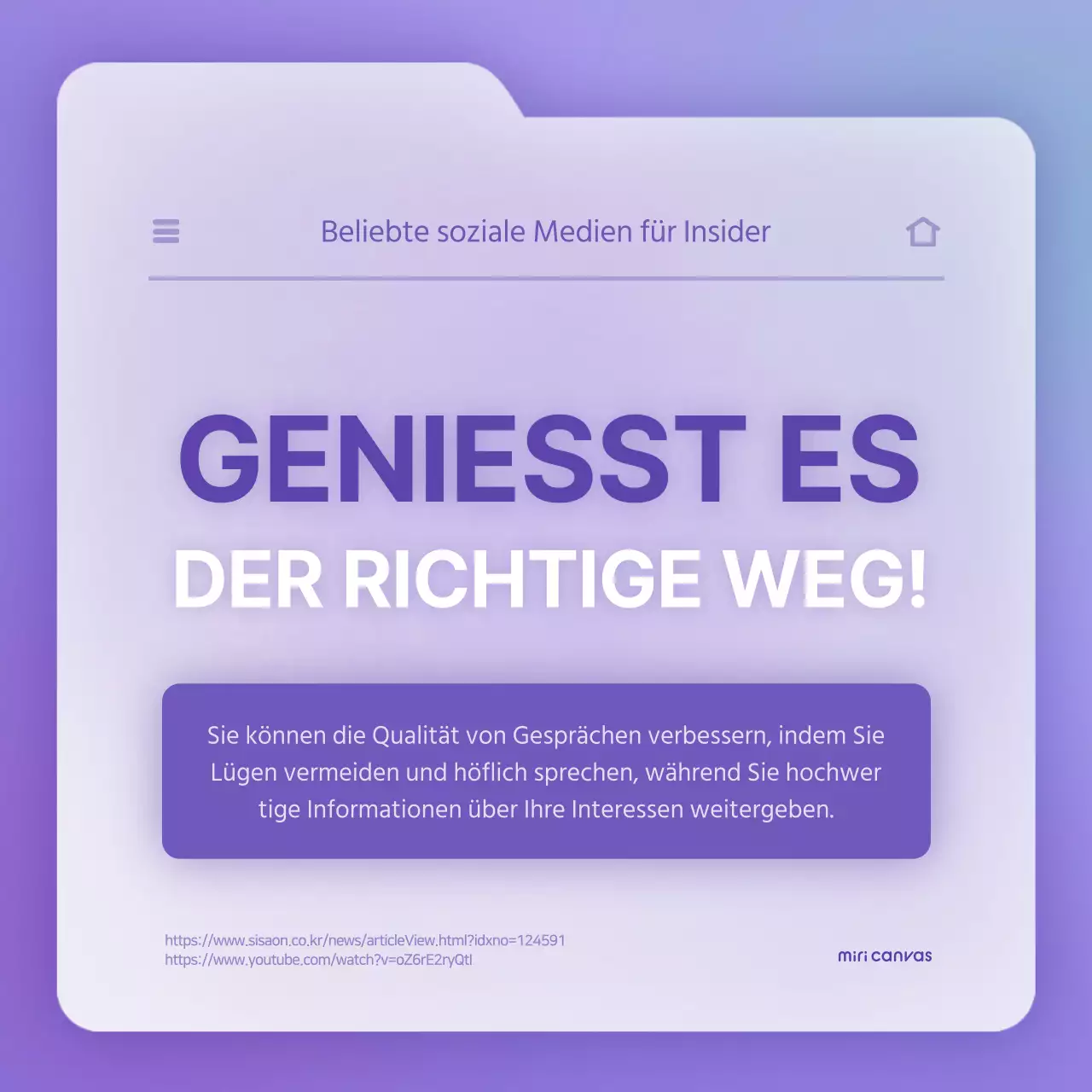 Sauberes Dateikonzept in Lila und Weiß, um Sie auf dem Laufenden zu halten