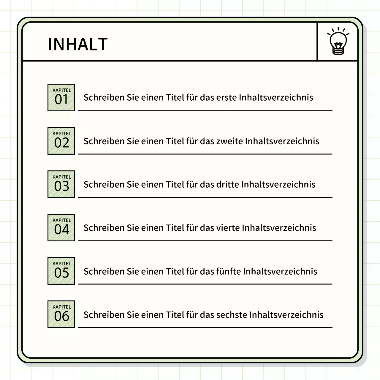 Basis-Präsentationsset in Gelb und Chartreuse