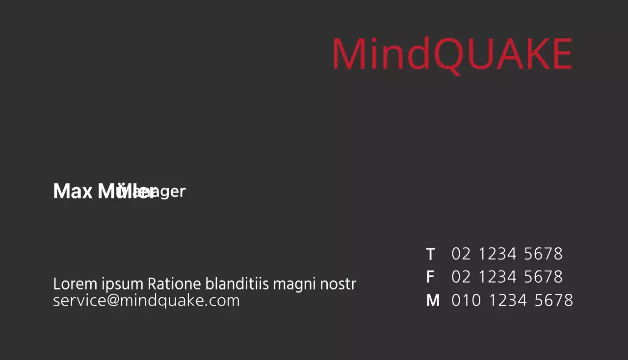 Visitenkarten für Unternehmen