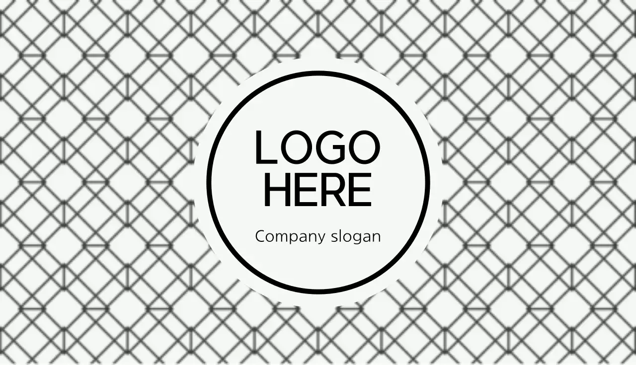 白黒 シンプル ビジネス 名刺