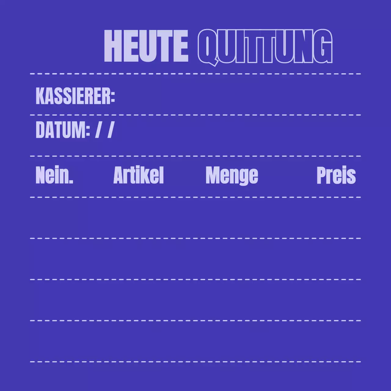 Einfaches Empfangskonzeptmuster in Marineblau und Lila