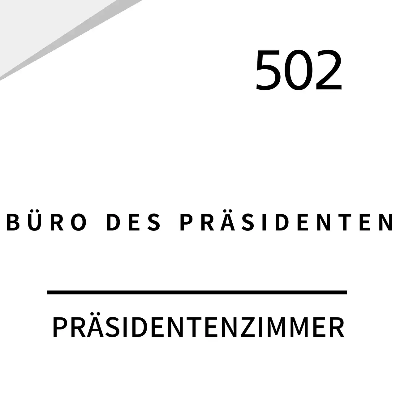 Weißes sauberes grafisches Firmenschild