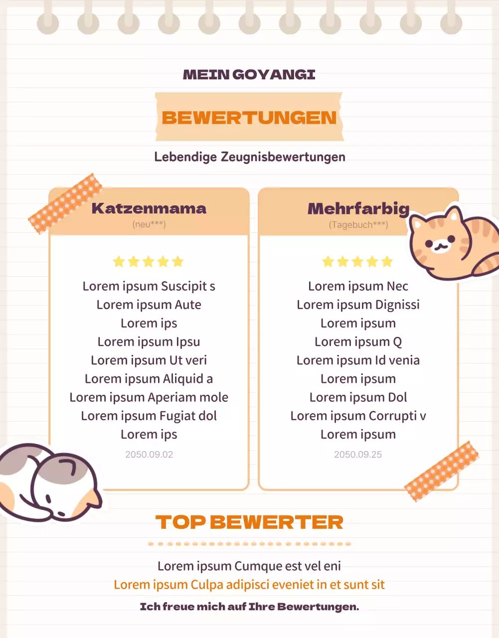 Wir präsentieren die süße orange-beige Cat Daku Schreibwaren-Zufallsbox