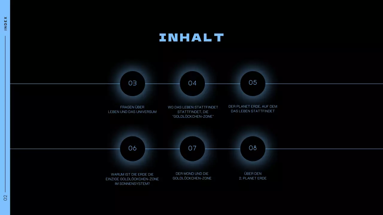 Weltraumthema mit Weltraumfotos auf schwarzem Hintergrund