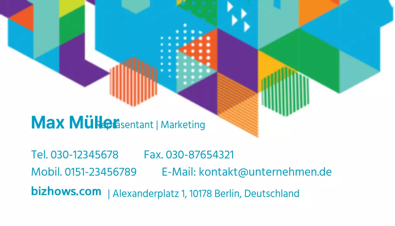 Visitenkarten für Unternehmen