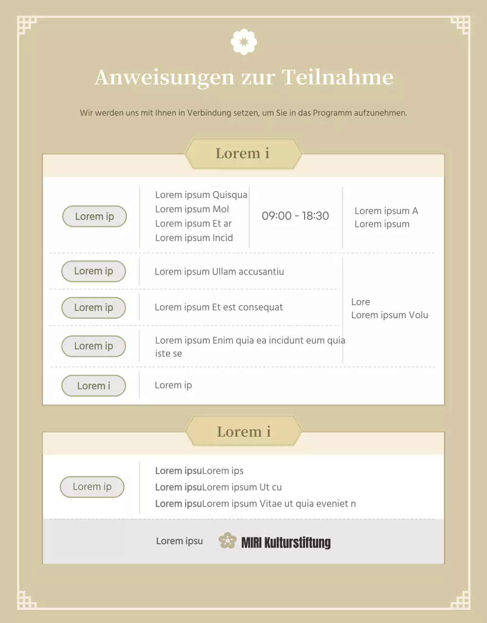 Ein beruhigendes, traditionelles Poster mit einer Porzellanoberfläche in Elfenbein.