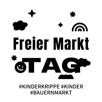 Niedlicher und sauberer Rahmen für Plastiktüten und Textkombination zur Förderung und Information von Kindern vor der Markteinführung