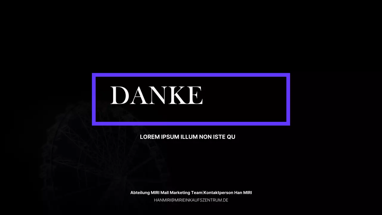 Eventplaner für den schwarzen Freitag im Einkaufszentrum in Schwarz und Lila