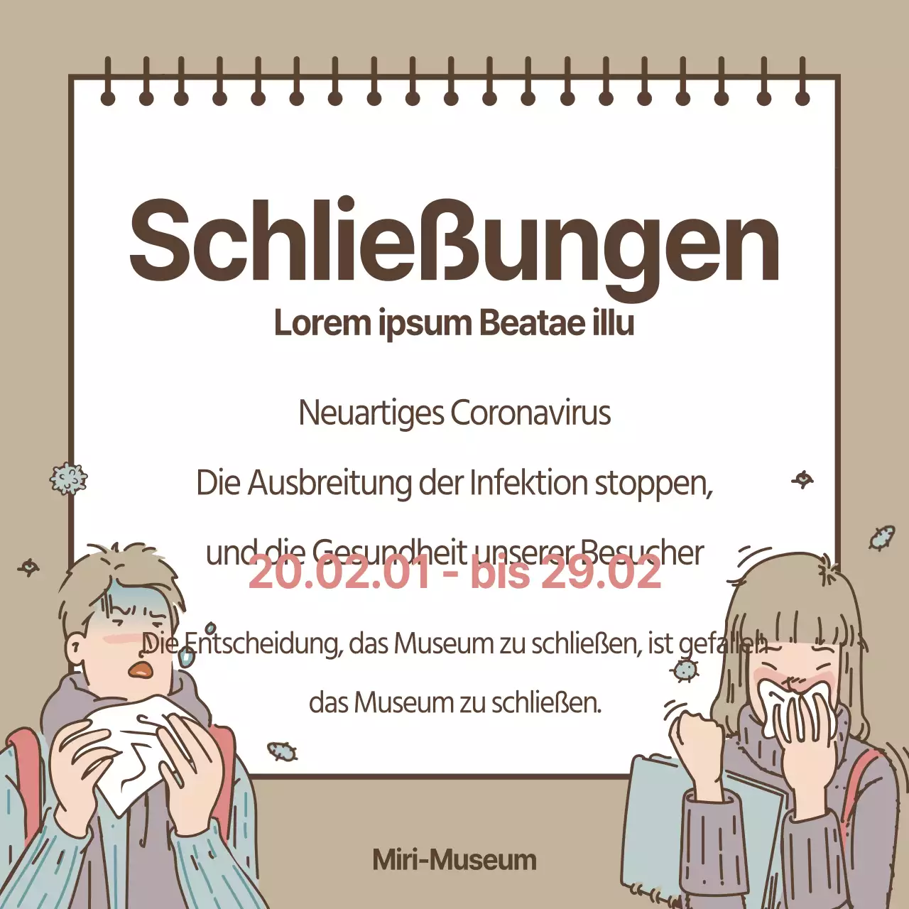 Coronavirus-Schließungen