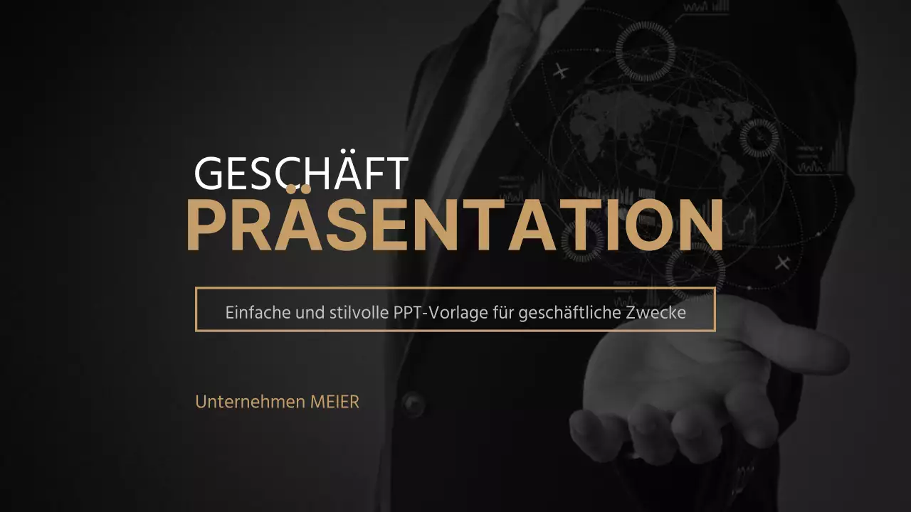 Geschäftspräsentationen