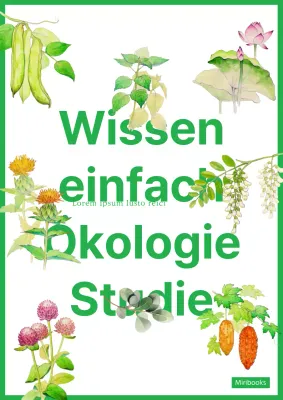 Ökologie in grünem Text hervorgehoben