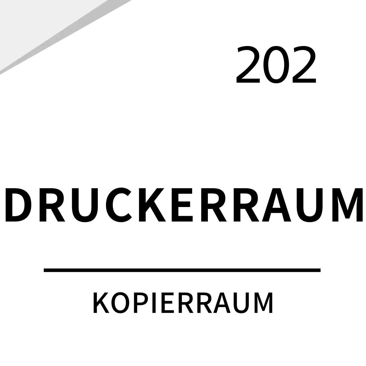 Weißes sauberes grafisches Firmenschild