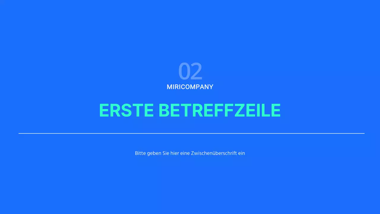 Einfache Geschäftsberichte in Blau