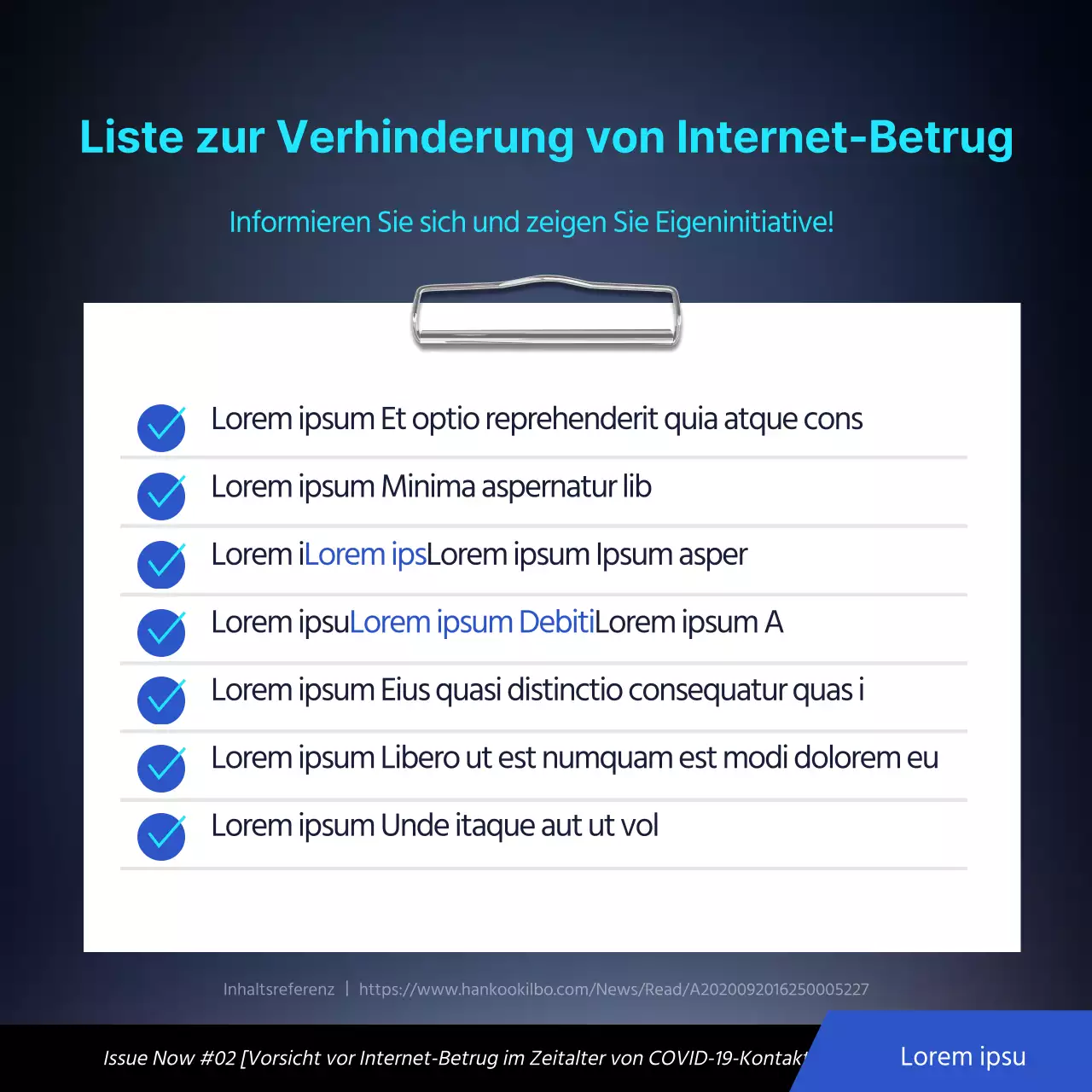 bluetonephotoEinfacheInternetScamCardNews