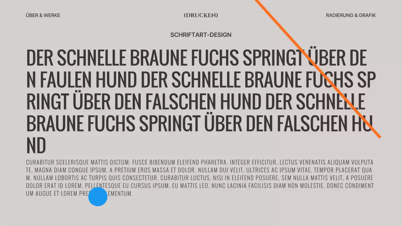 Graue und khakifarbene Linien und Formen Konzeptdesignmappe