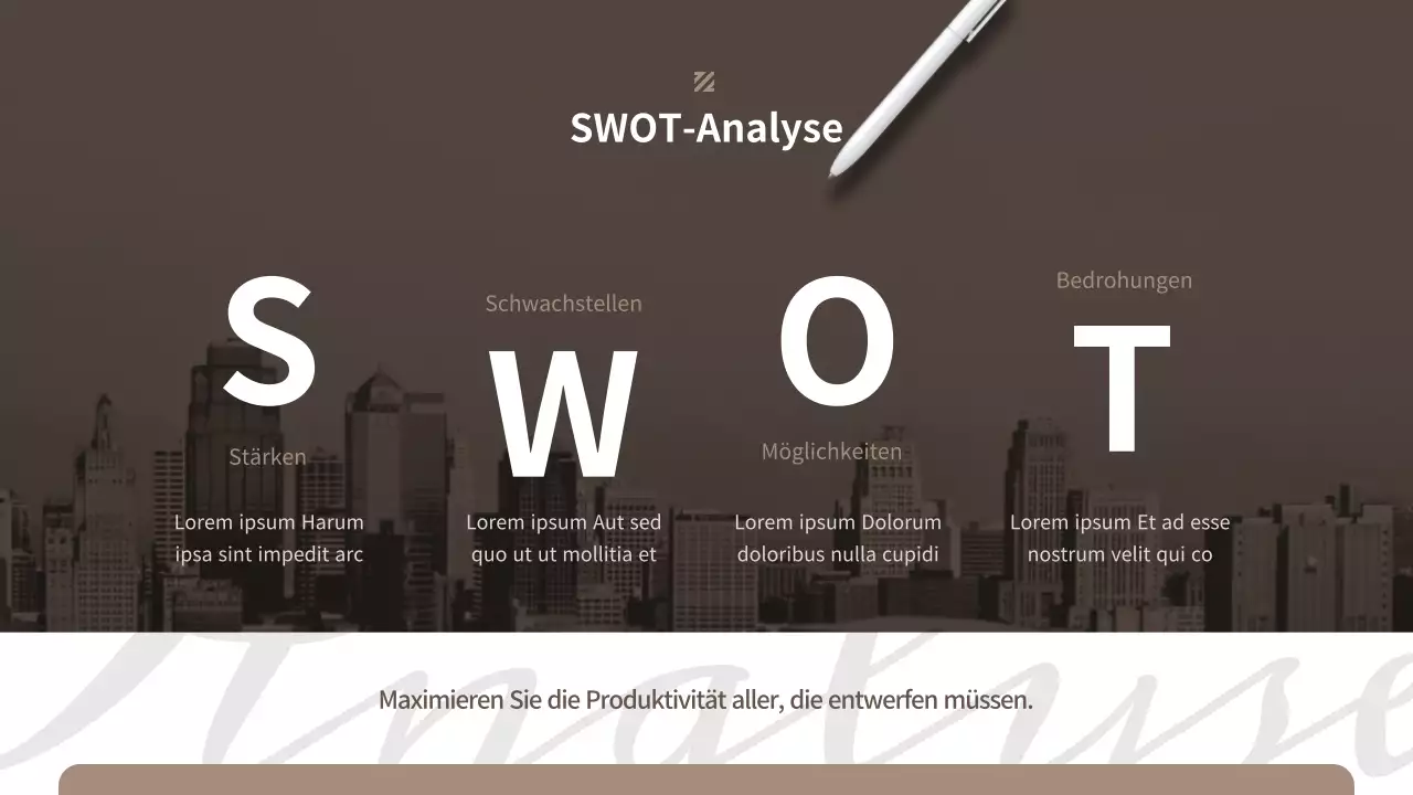 Brown's Business SWOT-Analyse