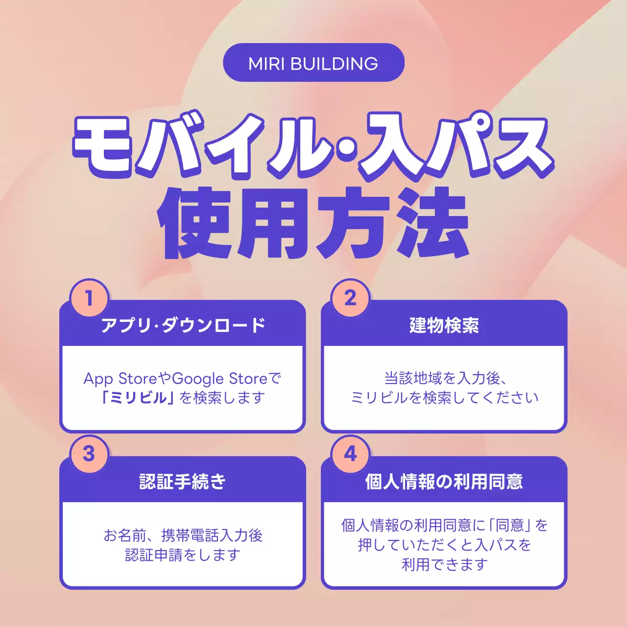 ピンク シンプル アプリ マニュアル Instagram投稿