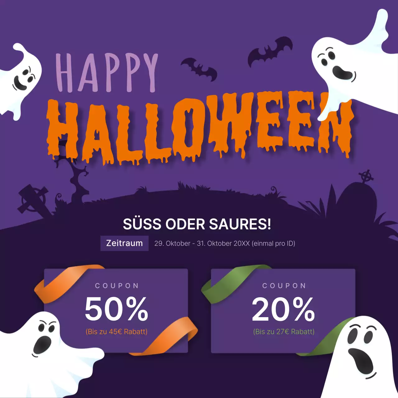 Halloween-Gutscheine