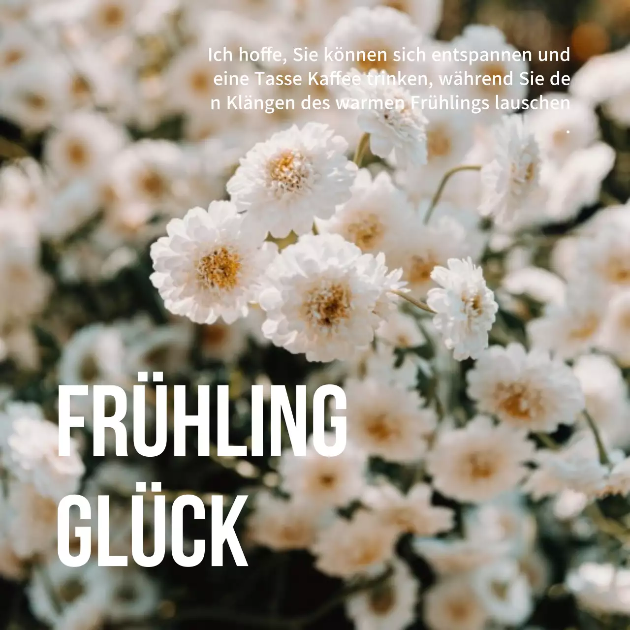 Frühlingshaftes Blumendesign