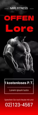 Ein intensives schwarz-rotes Gesundheitsereignis