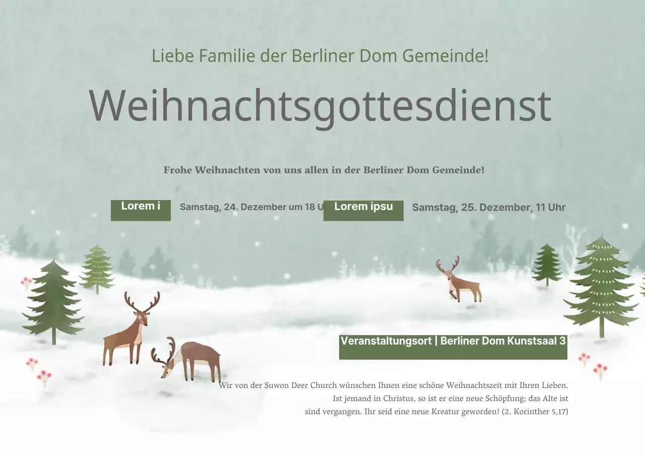 Weihnachtsgottesdienst
