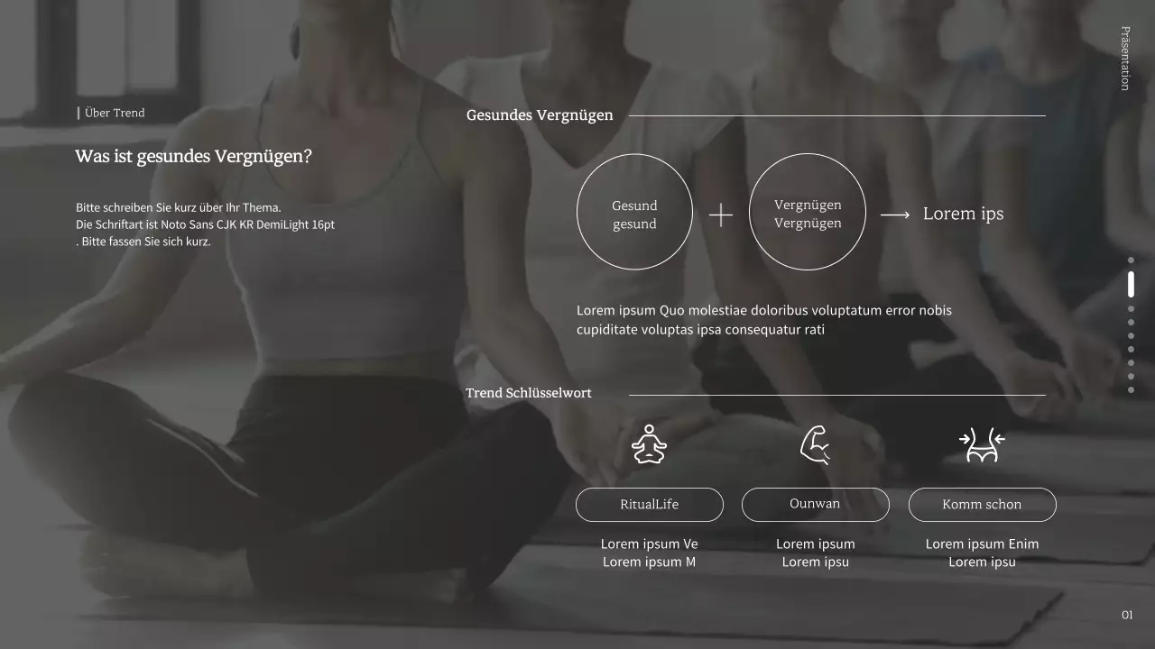 Grau-grünes Bild hervorgehoben Gesundes Vergnügen Informationen zur psychischen Gesundheit