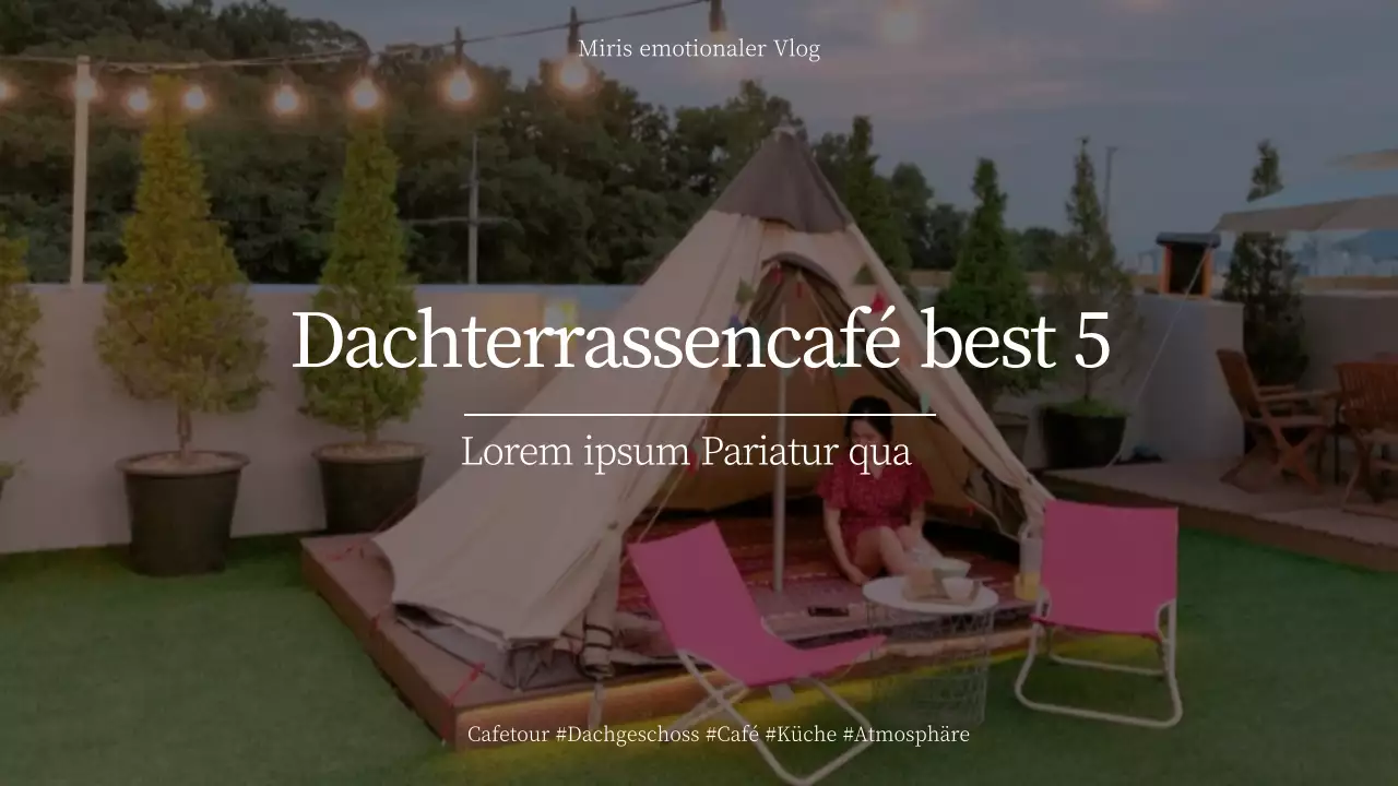 Rooftop-Cafés, die nur Sie kennen Orte, die man besuchen sollte Emotionale Vlogs Café-Touren Vibes