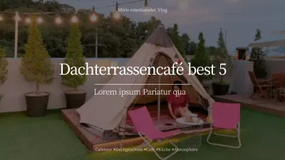 Rooftop-Cafés, die nur Sie kennen Orte, die man besuchen sollte Emotionale Vlogs Café-Touren Vibes