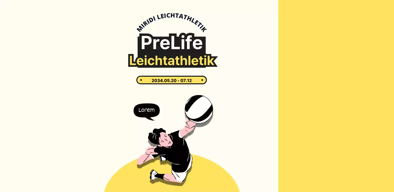 Gestaltung eines hellen und energiegeladenen Sportwasseretiketts für ein Sportereignis