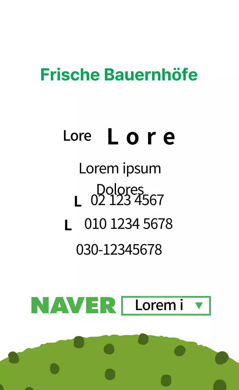 Grüne Illustration niedlich produzieren Bauernhof Etikett