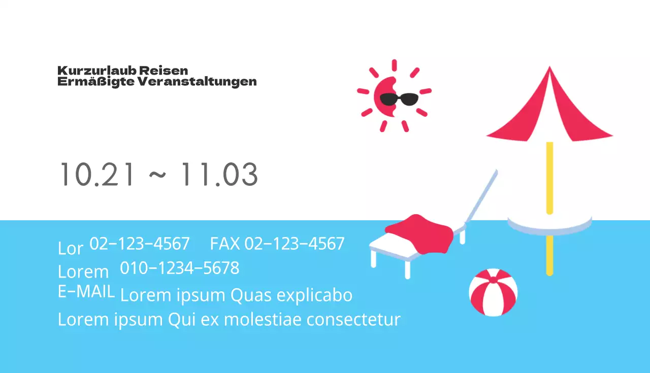 Ermäßigte Veranstaltungen