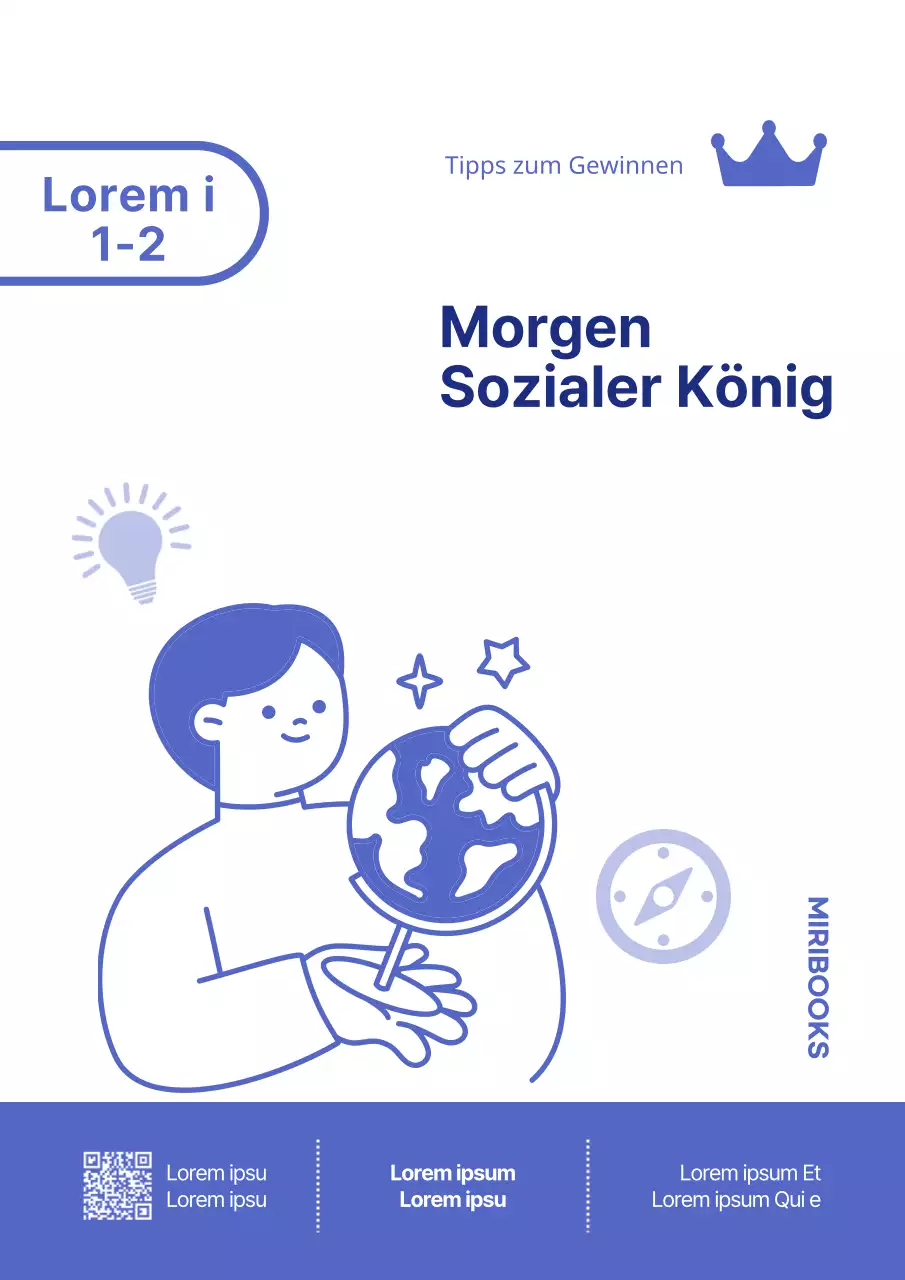 Lila, einfaches, illustriertes Fragebuch Inhalt