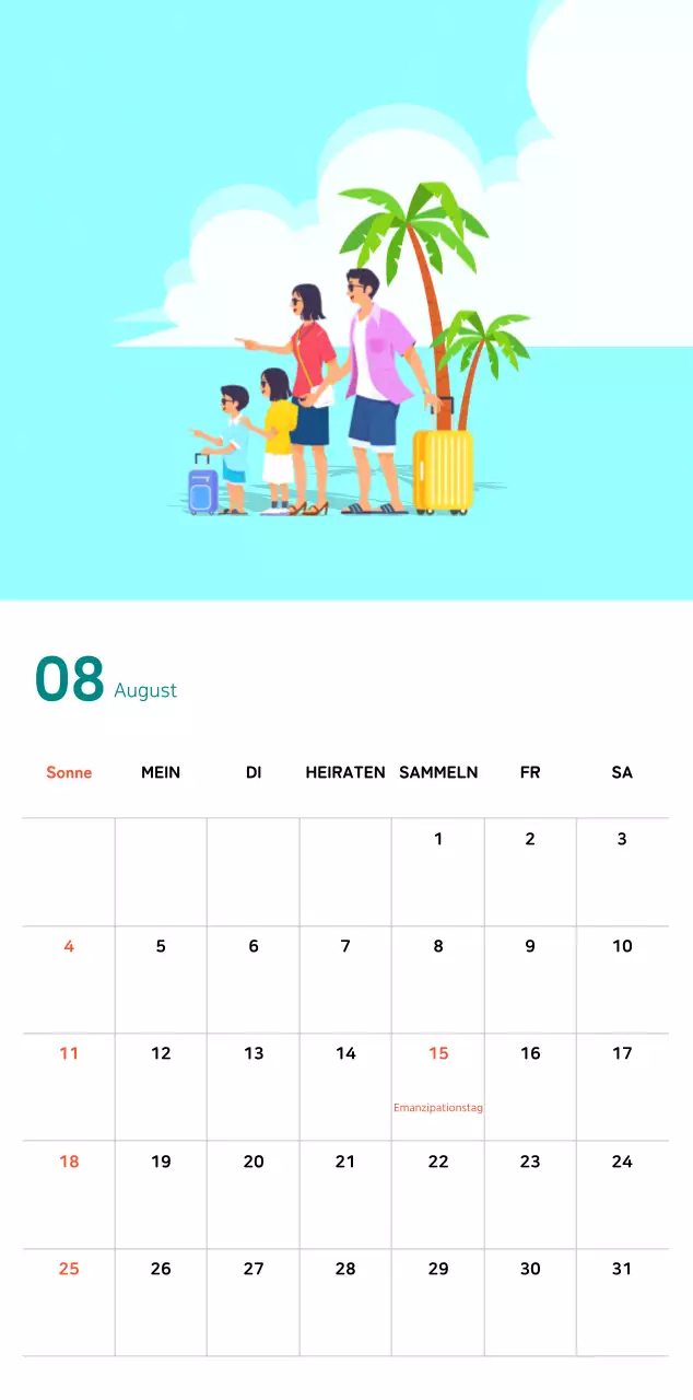 Warmes Familienkonzept in Pastellfarben