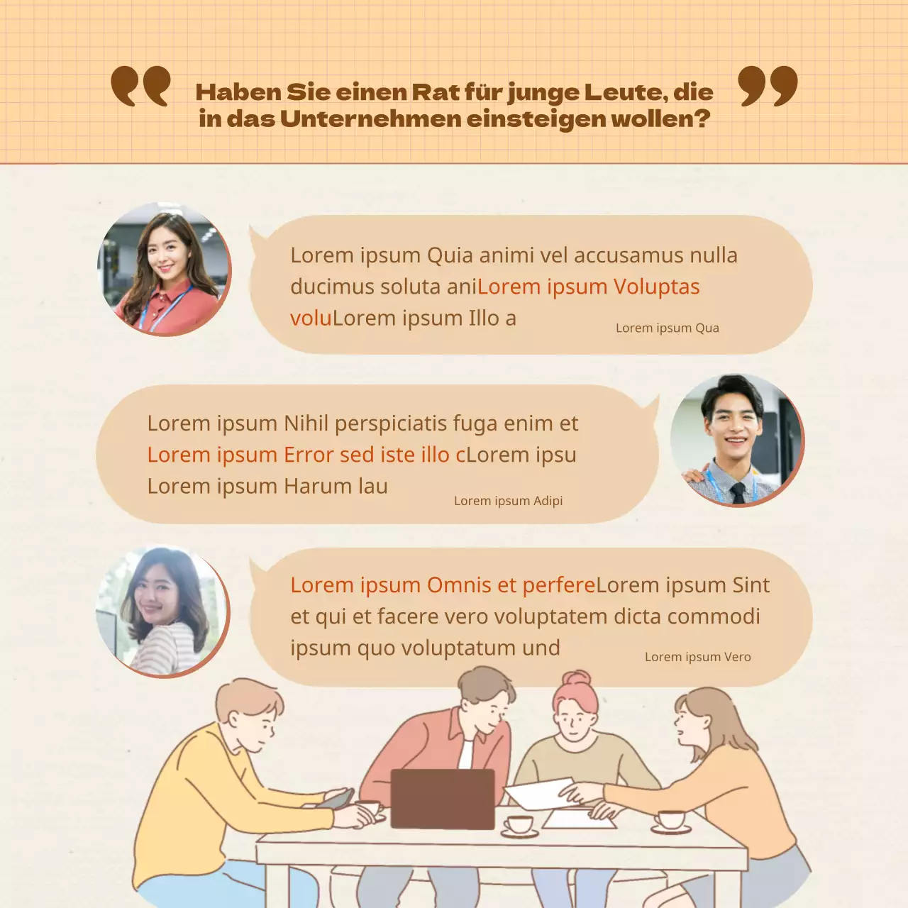 Beige Neueinstellungen CardNews