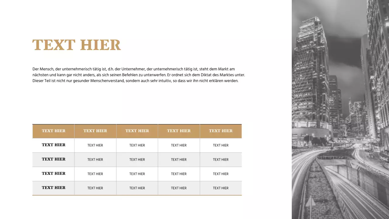 Geschäftspräsentationen