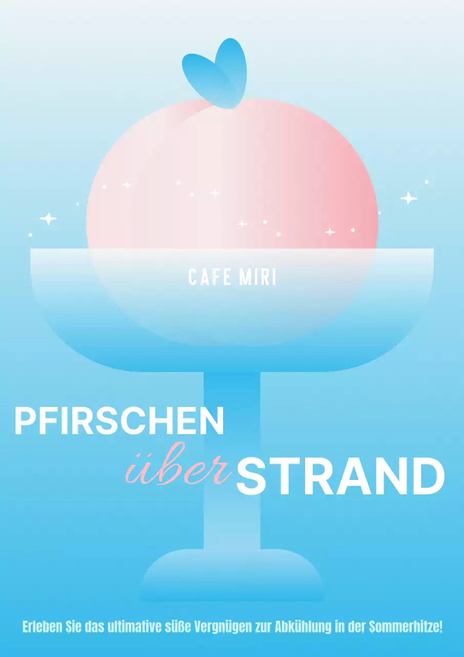 Eine Serie von Marketingkommunikationen mit Illustrationen von Sommerfrüchten