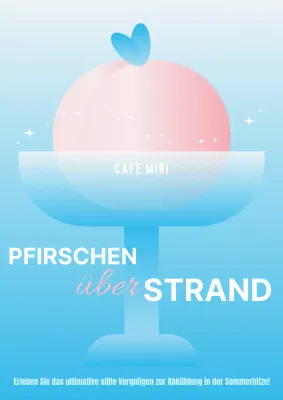 Eine Serie von Marketingkommunikationen mit Illustrationen von Sommerfrüchten