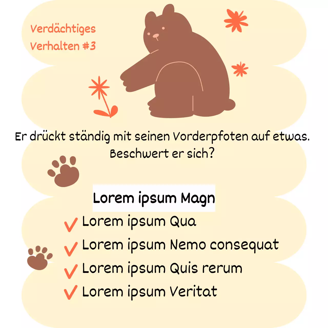 Brown und Yellow's liebenswerte Katzensprachgeschichte