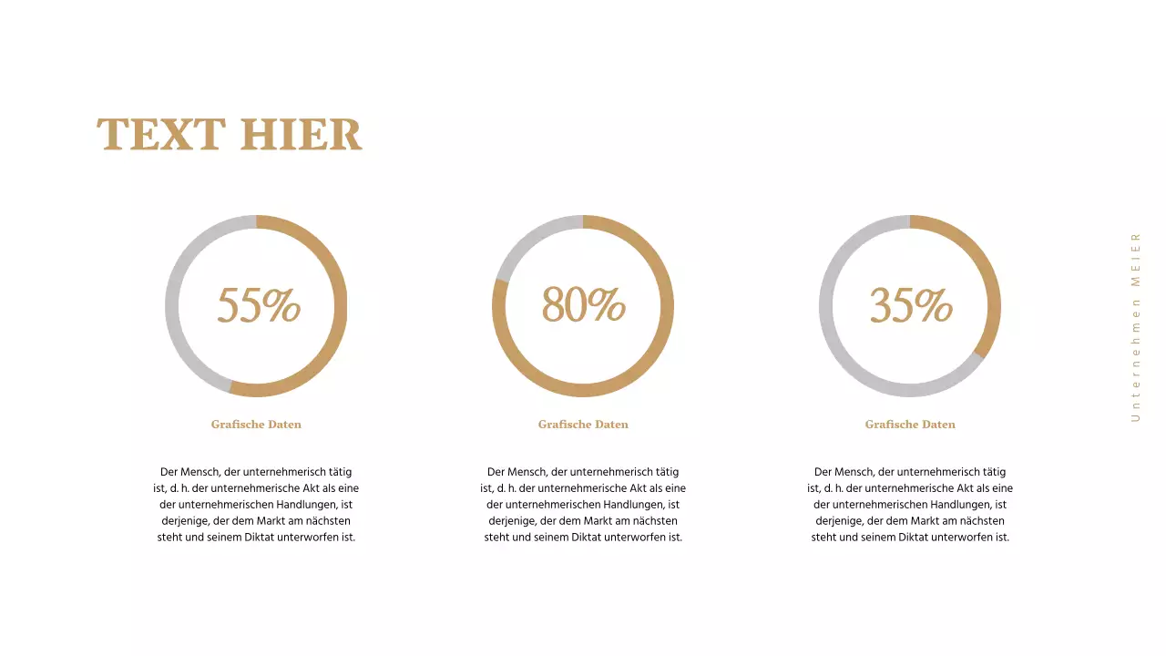 Geschäftspräsentationen