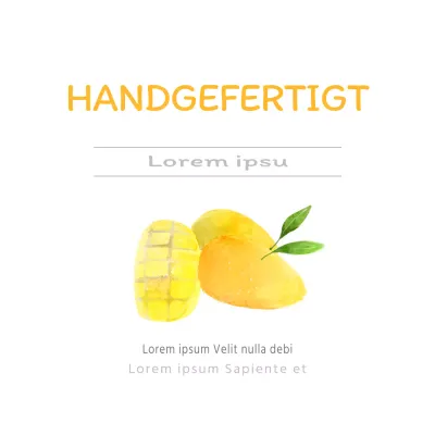 100% ECHTE FRÜCHTE Mango